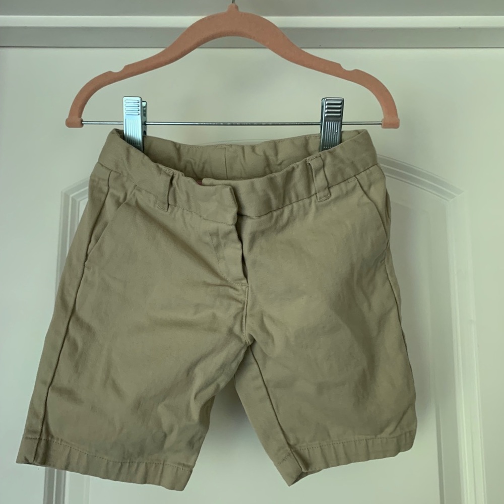 Izod khaki school uniform girls shorts size 5